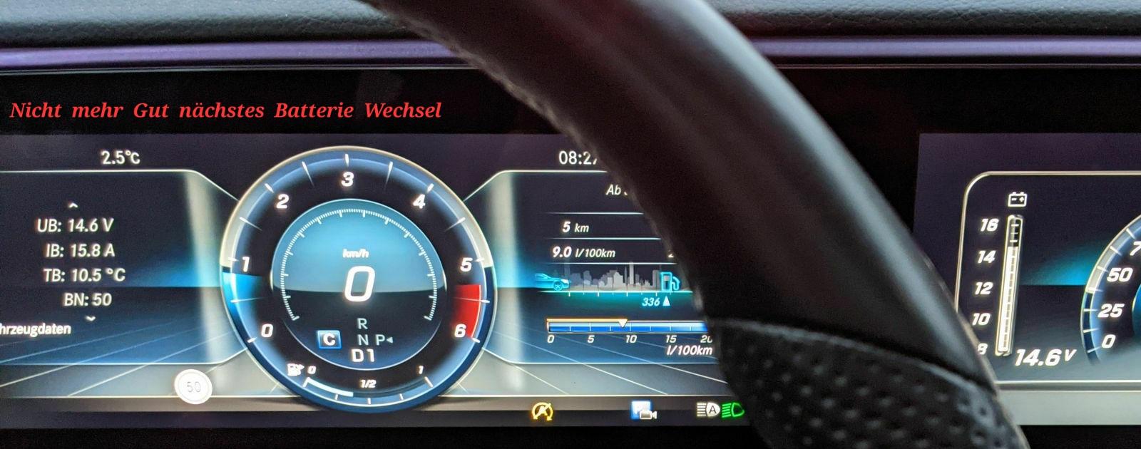 AHK- Stromproblem? E200 EQ Boost Starterbatterie ladet nicht voll
