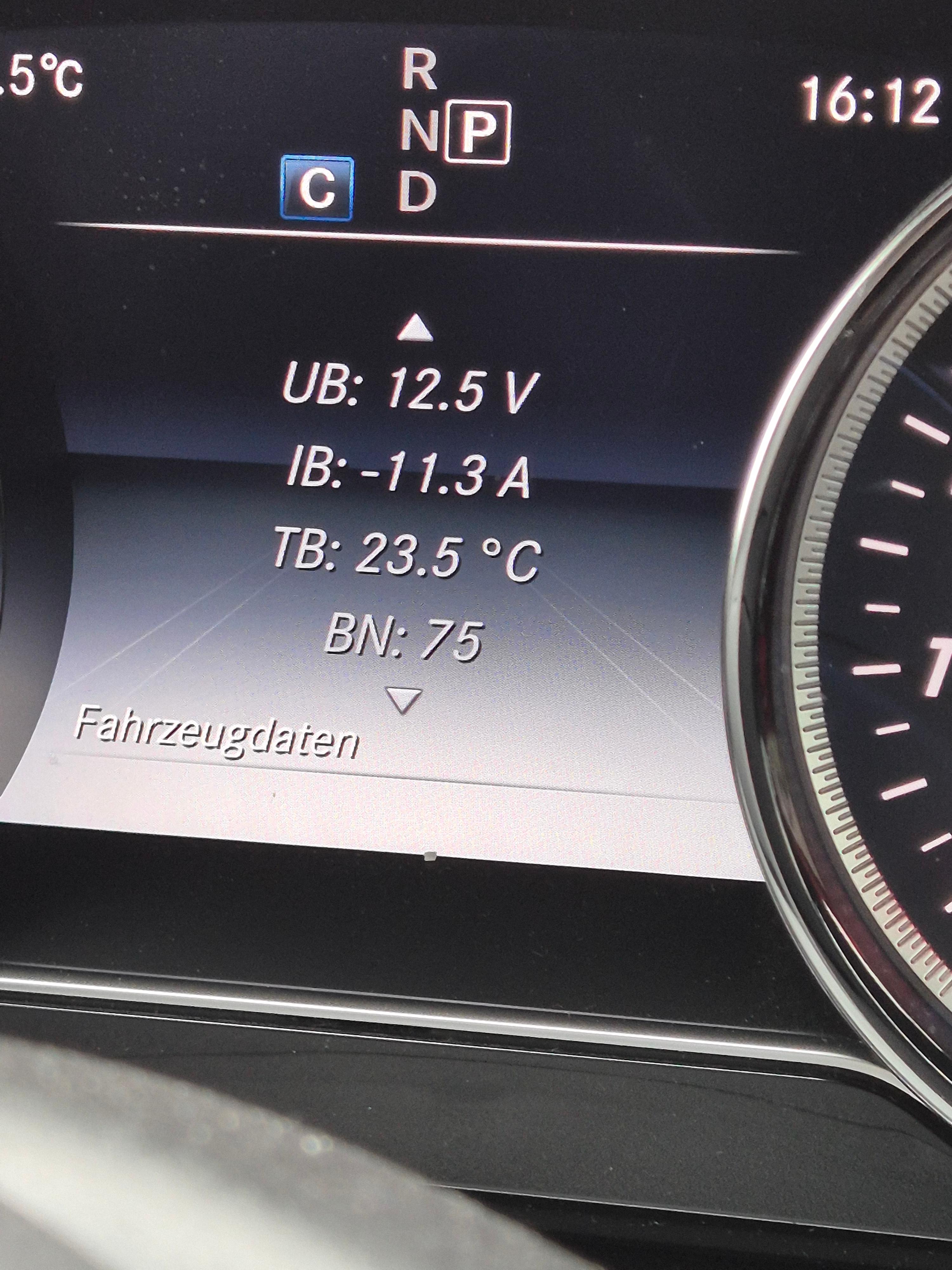 AHK- Stromproblem? E200 EQ Boost Starterbatterie ladet nicht voll