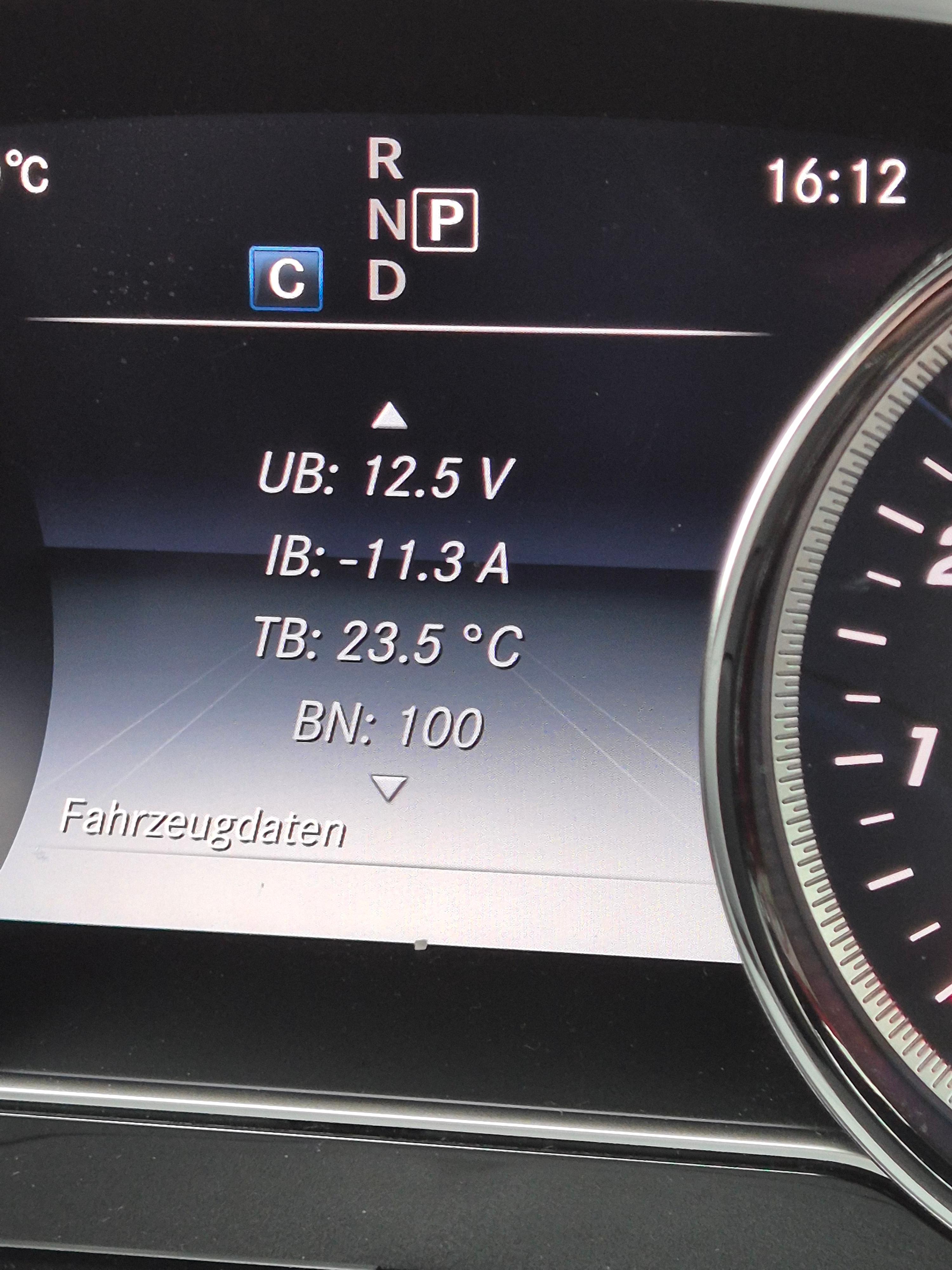 AHK- Stromproblem? E200 EQ Boost Starterbatterie ladet nicht voll