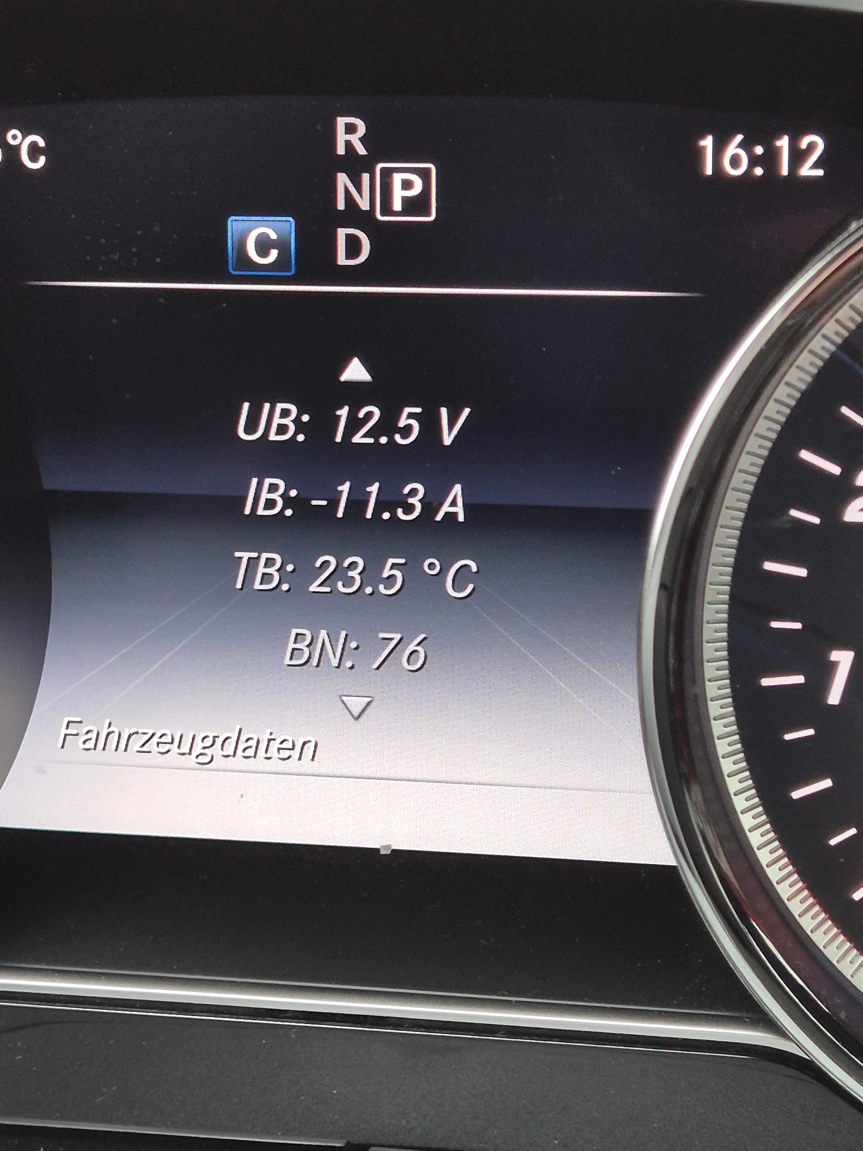 AHK- Stromproblem? E200 EQ Boost Starterbatterie ladet nicht voll