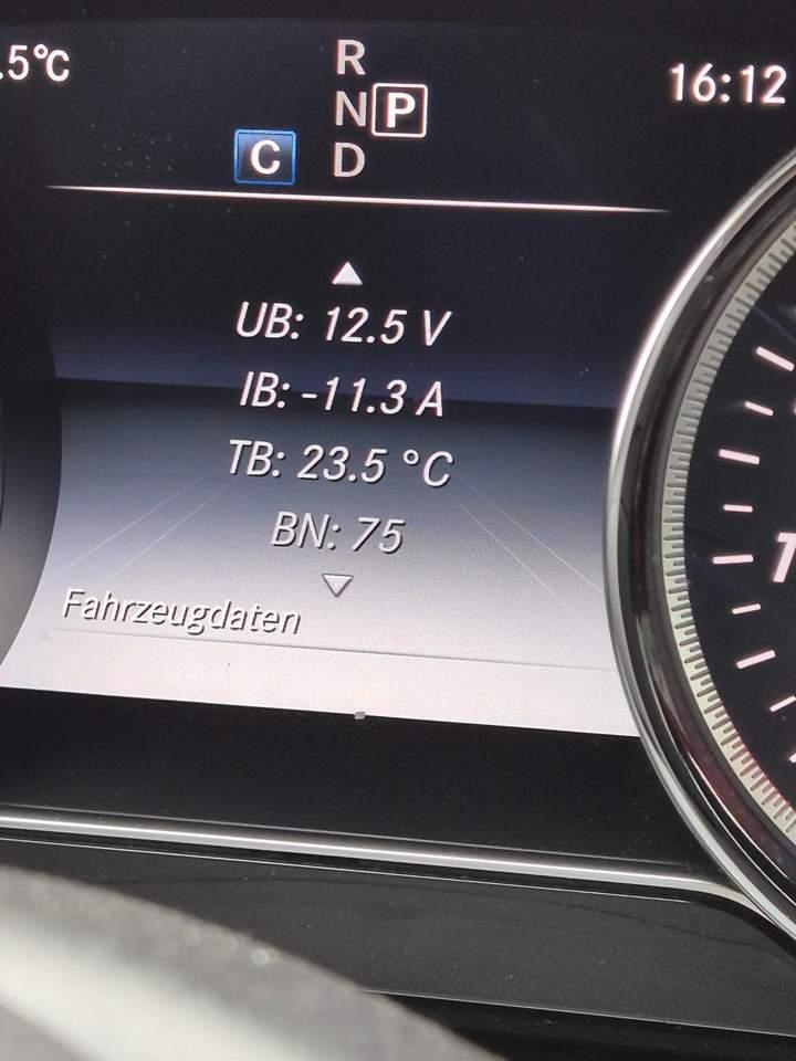 AHK- Stromproblem? E200 EQ Boost Starterbatterie ladet nicht voll