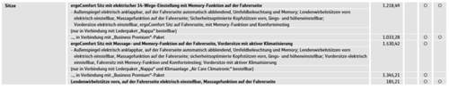PreislisteArteonSitze