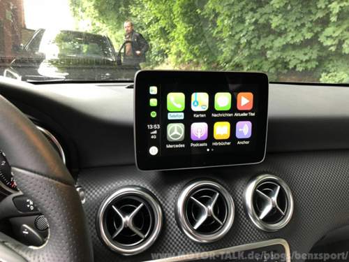 CarPlay im W176