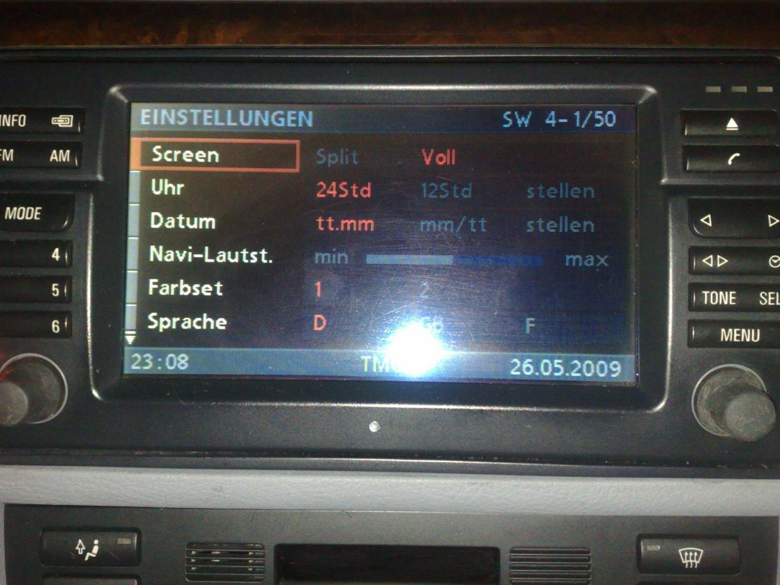 Aktuele navi software 16:9