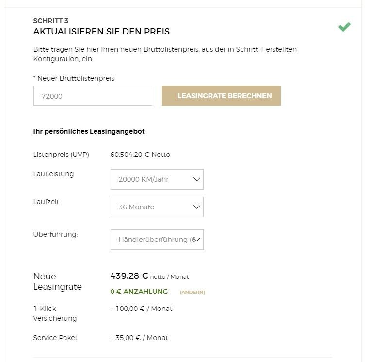 Aktuelle Leasingkonditionen V90, V90 CC und S90