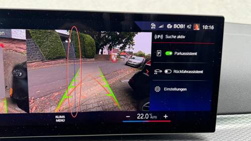Rangieransicht BMW I4