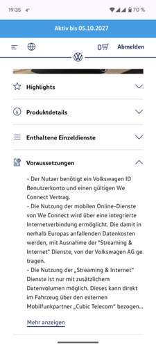 We Connect Plus - Vorrausetzungen