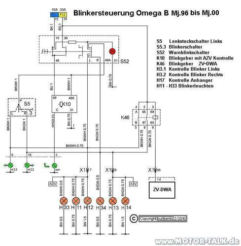 Warnblinker Blinker AZV ZV-DWA