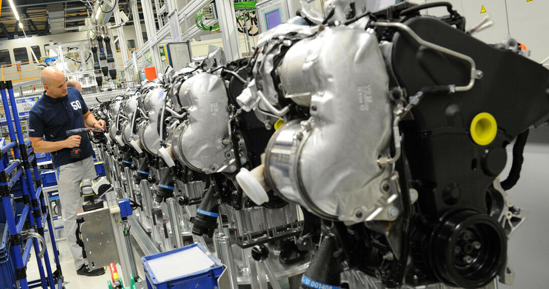 Fertigung von VW-Diesel-Motoren in Salzgitter: Betroffen ist laut VW der Typ EA 189