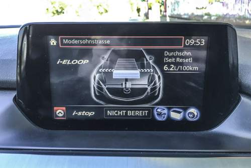 Mazda 6 Kombi: Erstaunlich sparsam war Christin am Ende unterwegs