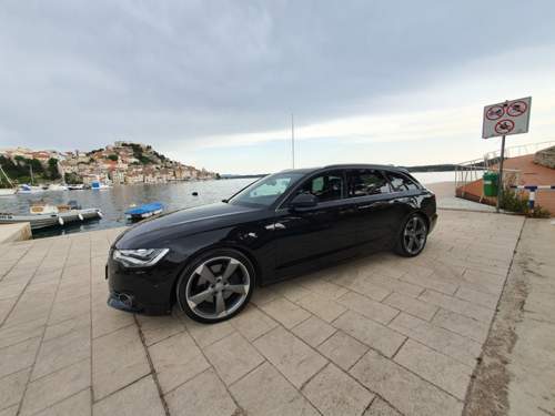 A6 Avant in der Farbe Havannaschwarz