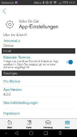 Alles rund um die Volvo Cars App (bisher "On Call")