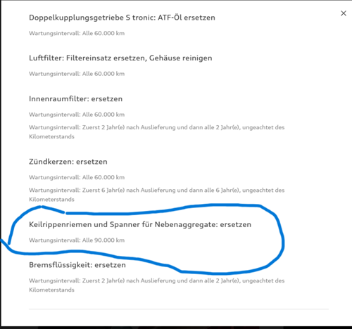 Keilrippenriemen und Spanner für Nebenag