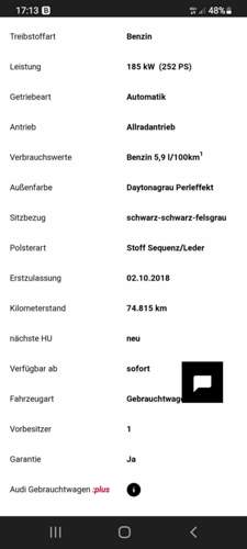 Angebot Audi-Händler