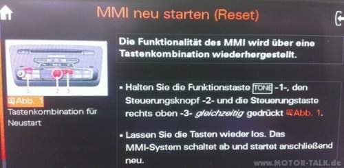 Mmi-reset-beim-q3