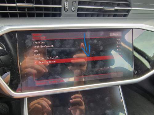 Audi A6 C8 - VCP Update Start