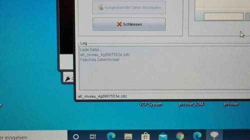 A6 4G AAS SG VCP Fehler2