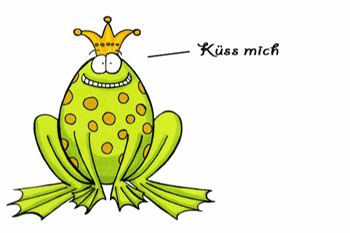 Frosch-kuss