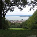 Und zum Aussichtspunkt am Bodensee.