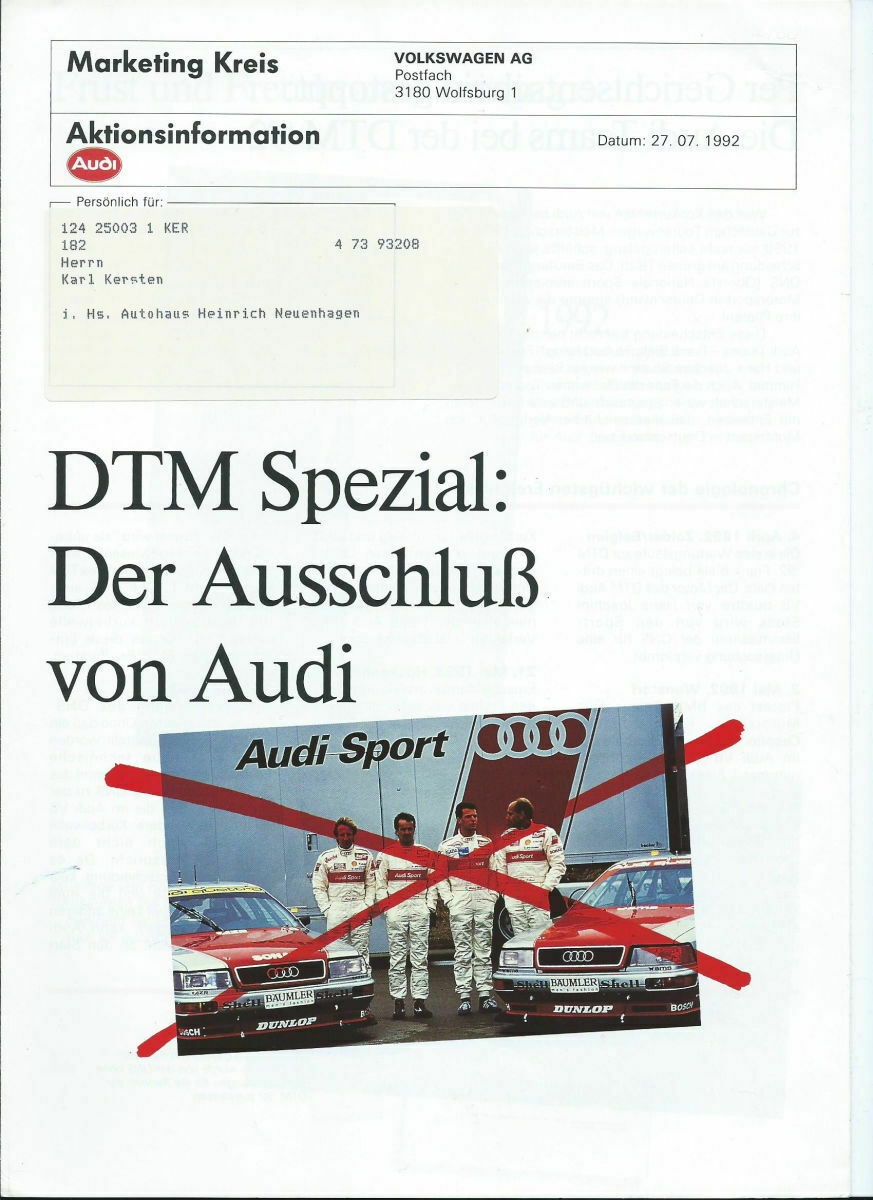 Als Audi die Oberklasse erobern wollte