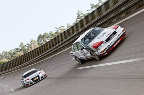 Der DTM-V8 holte zwei Meisterschaften. Damals waren die Fahrzeuge noch seriennah