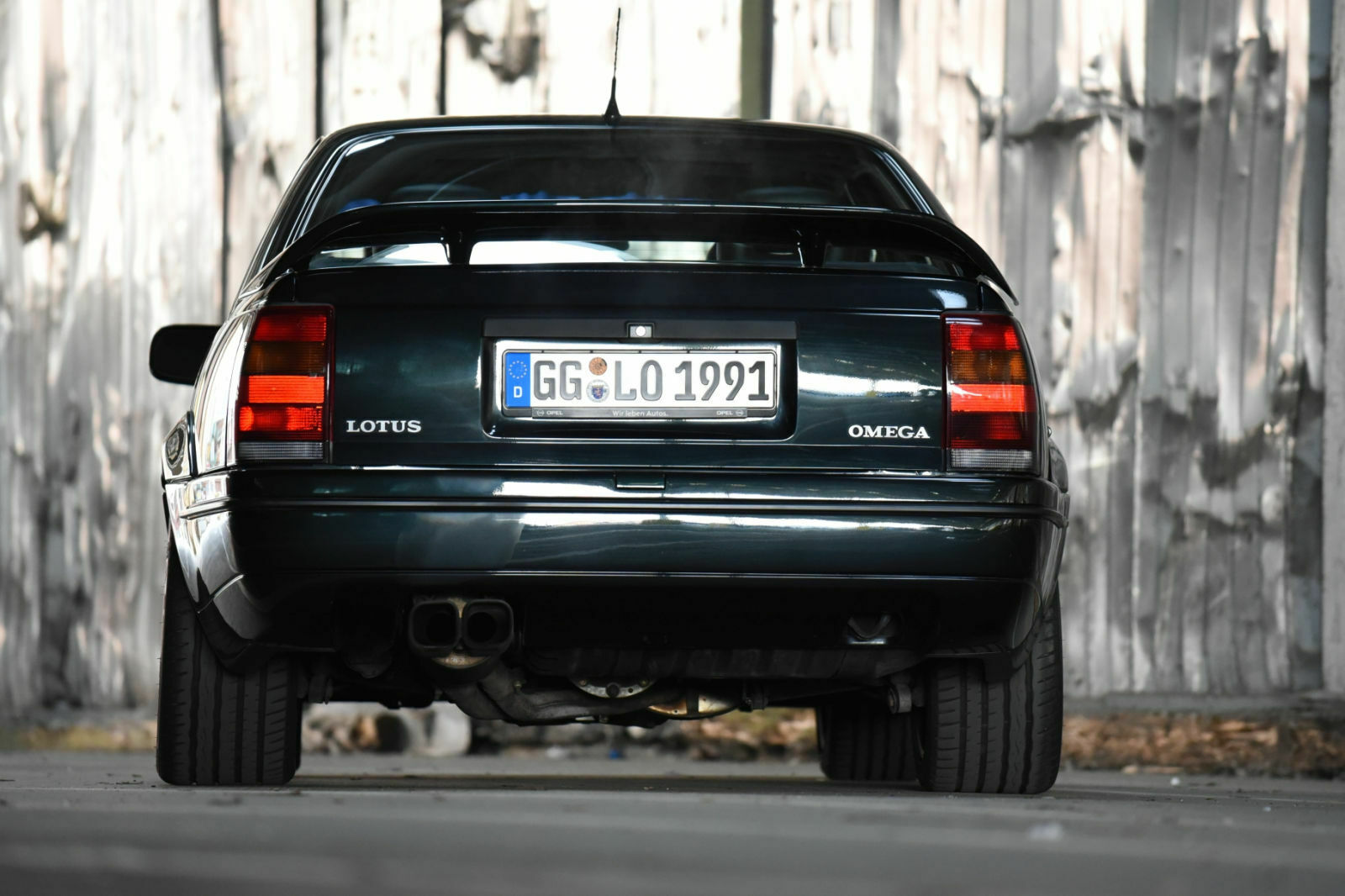 Opel Lotus Omega: Heck