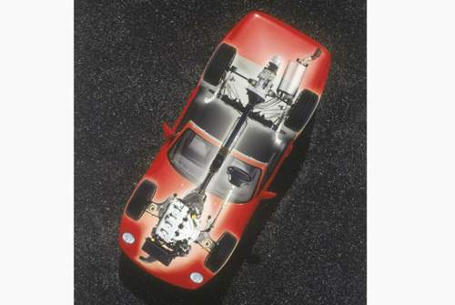 Porsche 968 in Transaxle-Bauweise