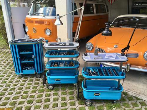 1955er HELKA, 1970er 166 TS, 1954er 160