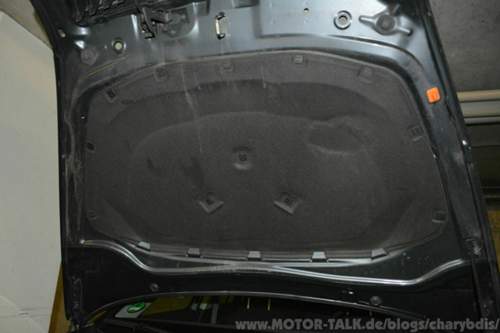 Dämmmatte der Motorhaube