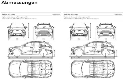 Abmessungen Q6