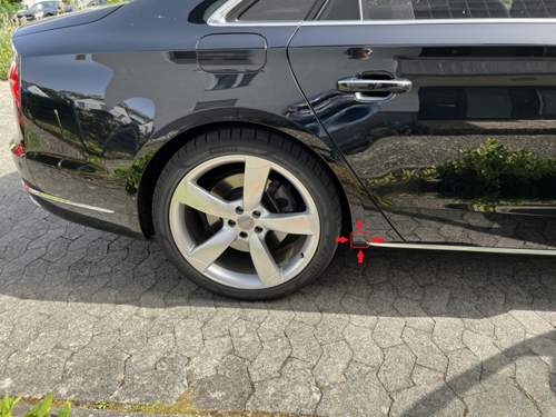 Rostblase hinten rechts