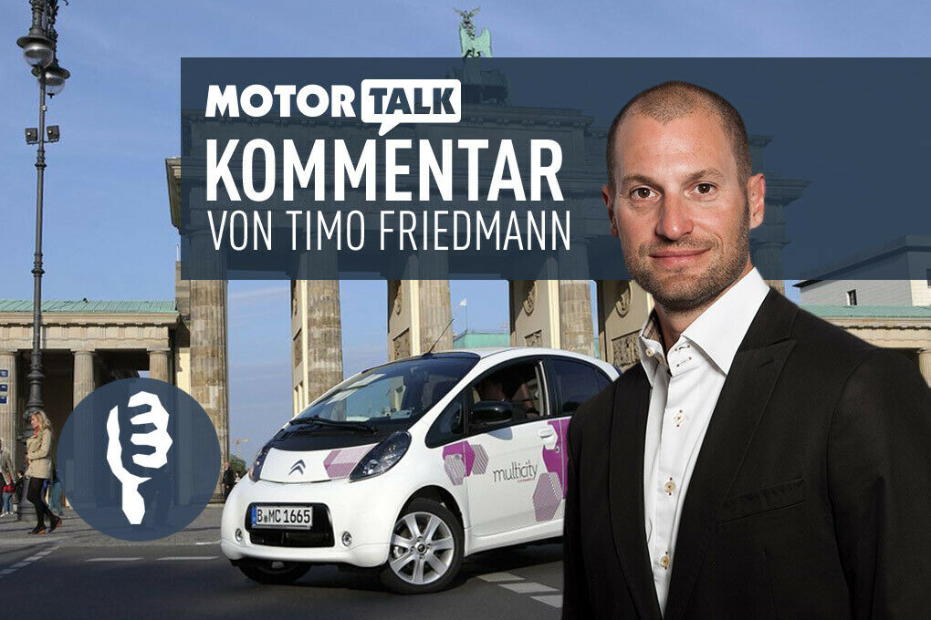 Citroëns Multicity und Timo Friedmann können keine Freunde werden