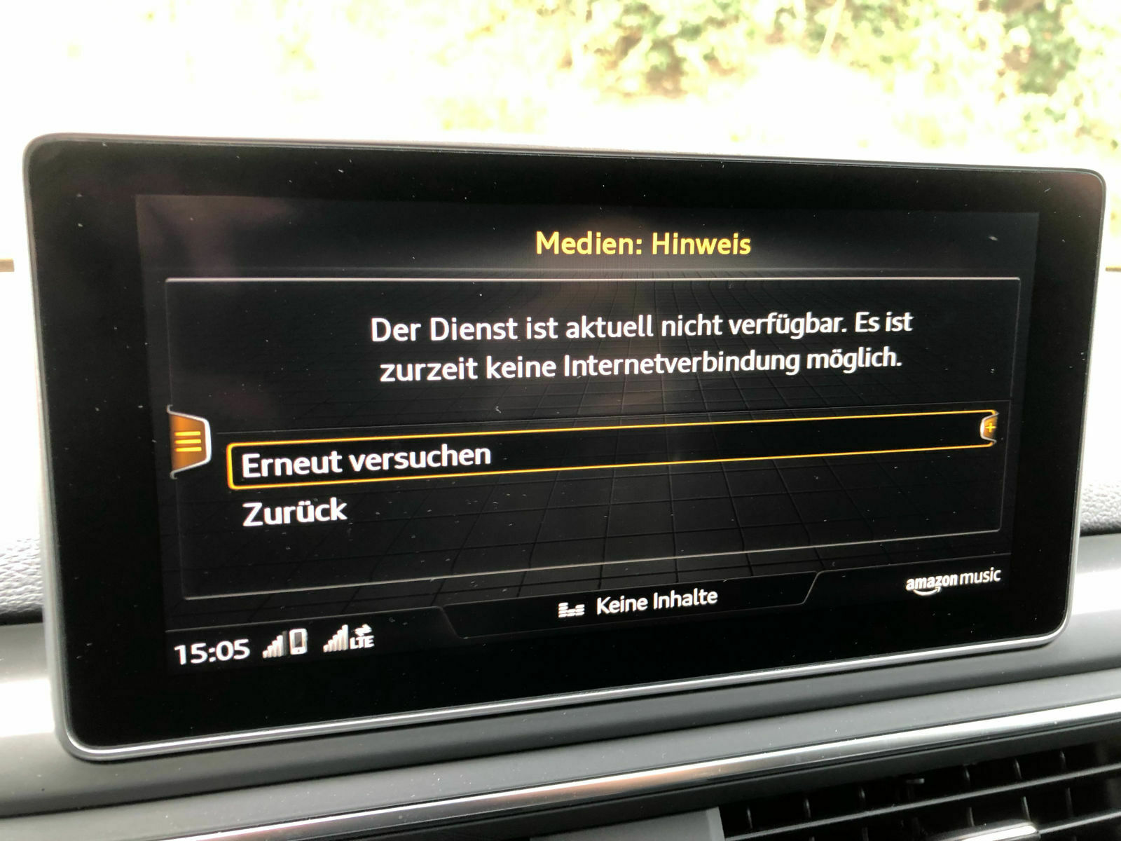 Amazon Music Integration im MMI