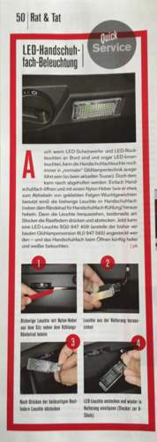 Led-handschuhfach-beleuchtung