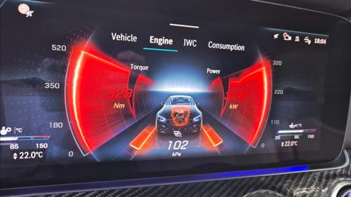 Volle Leistung - 324 kW - Turbo 102 kPa