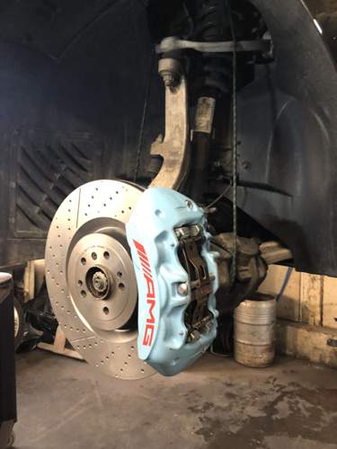 390mm Bremsscheibe +6 Kolben Bremssattel