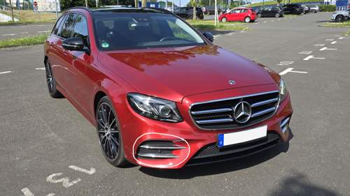 AMG-Frontschürze mit Diffusoreinsätzen