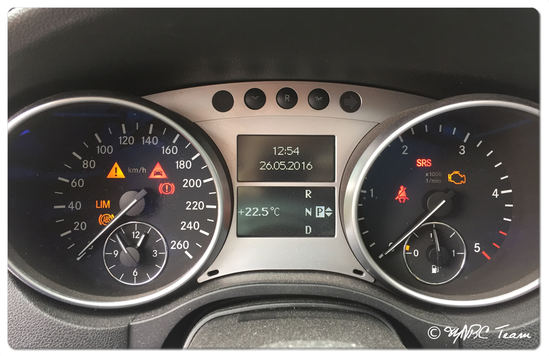 AMG Menü bei ML W164, GL X164, R Klasse 251 [Öltemperatur] freischalten
