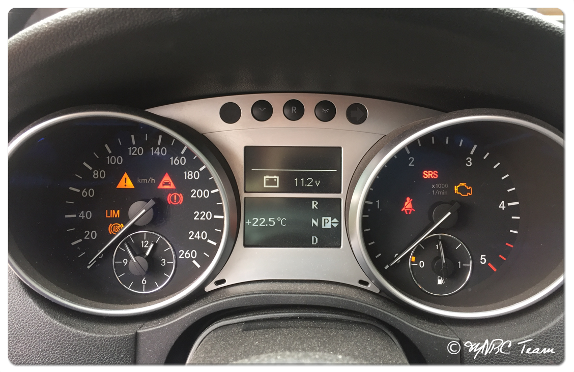AMG Menü bei ML W164, GL X164, R Klasse 251 [Öltemperatur] freischalten