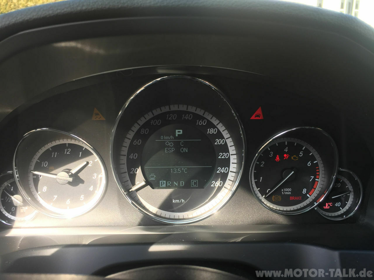 AMG Menü beim 5 Tuben Monochromom KI [212 und 207]