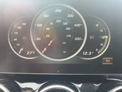 Motoröl temperatur anzeige