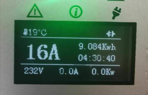 Ladung V60 TE mit 16 A