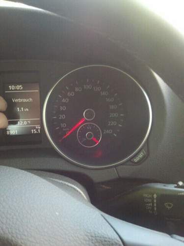 Sensor abgedeckt