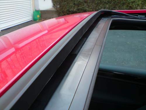 Moosgummi unter Windschott