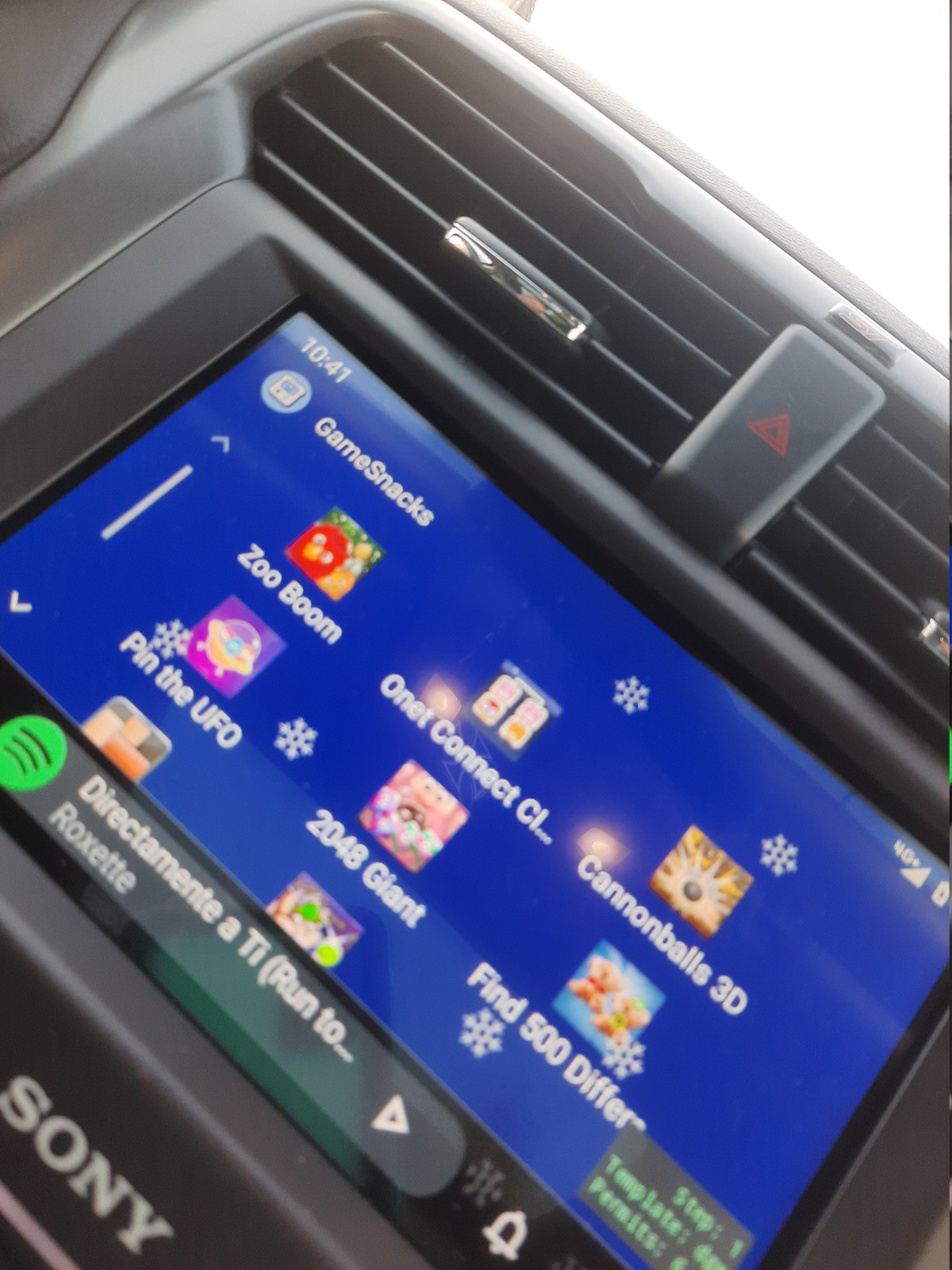 Android Auto - rechtes Dispay-Drittel