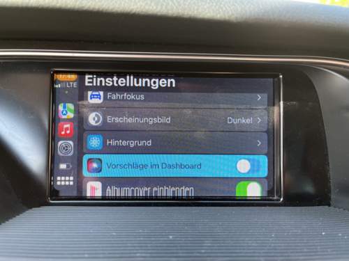 Bildschirm zu weit oben