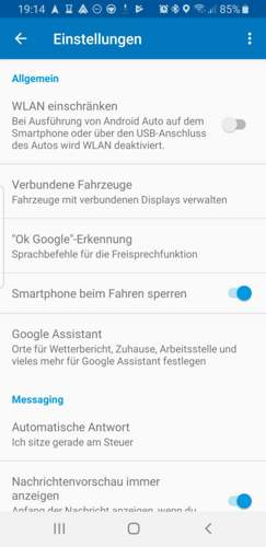Android Auto Einstellungen1