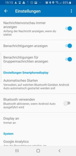 Android Auto Einstellungen2