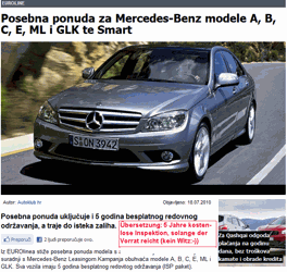Mercedes-kroatien