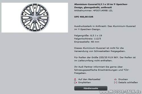 Felge-a6-zubehoer